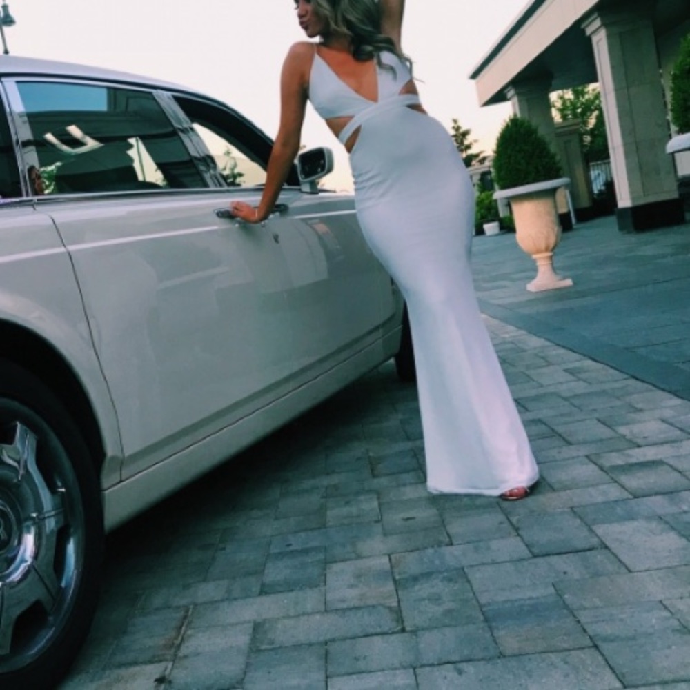 White Long Gown